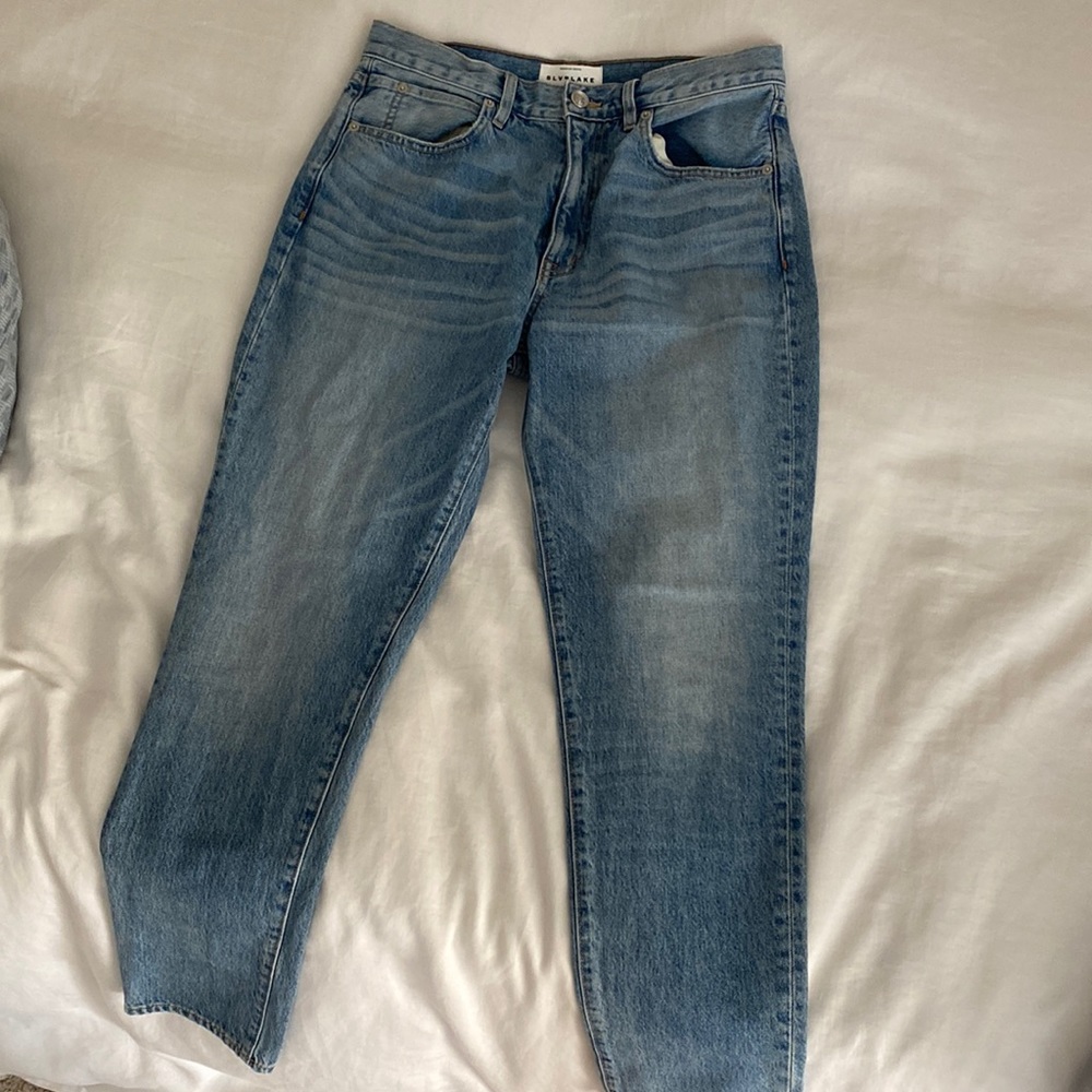 Slvrlake light wash straight leg Jean size 30